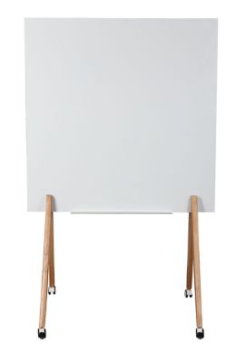 Tableau blanc sur roulettes Rami | Magnétique | HxL 1835 x 1485 mm | Noir | Novigami